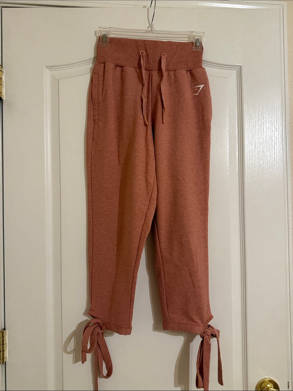 Gymshark Rust Tie-Hem Joggers